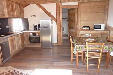 Gîte pour 5 personnes, avec balcon ainsi que jacuzzi et jardin à Passy