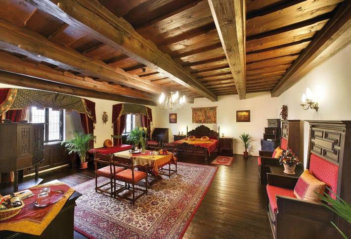 Hôtel pour 2 personnes, avec vue et terrasse ainsi que piscine et sauna, animaux acceptés à Český Krumlov - 2