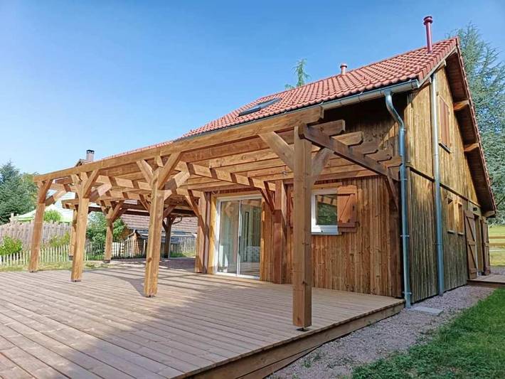 Chalet für 8 Personen, mit Terrasse und Garten sowie Pool und Sauna in Basse-sur-le-Rupt