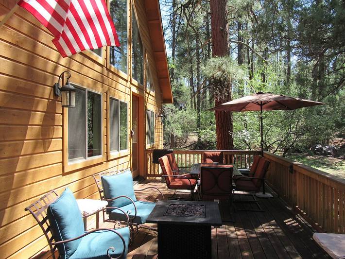 Blockhütte für 6 Personen, mit Terrasse - 1