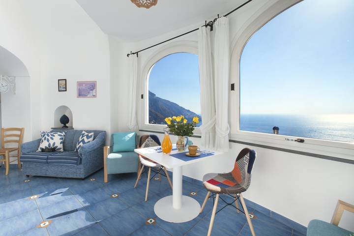 Villa pour 8 personnes, avec Balcon et Terrasse à Positano