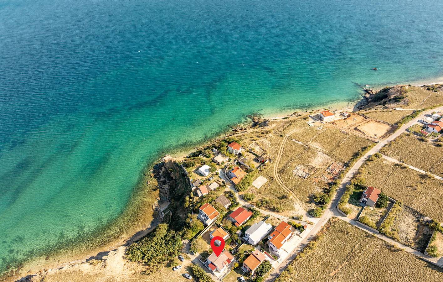 Appartamento intero, Accogliente appartamento con vista mare, Wi-Fi, aria condizionata e terrazza vicino alla spiaggia in Mandre, Pag