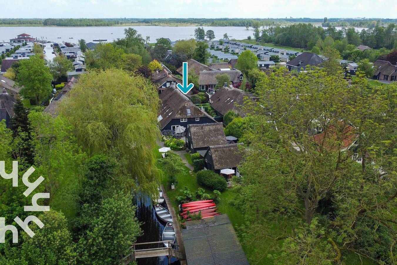 Komfortables Ferienhaus für 8 Personen mit Ir-Sauna in Giethoorn. in Giethoorn, Nationalpark Weerribben-Wieden