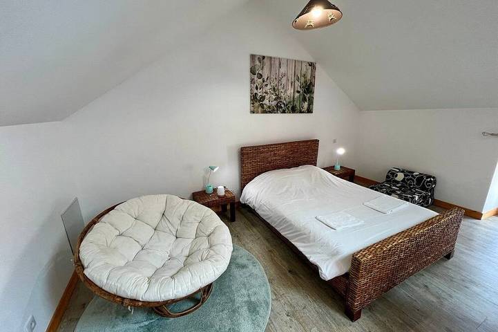 Appartement de vacances pour 2 personnes, avec jardin