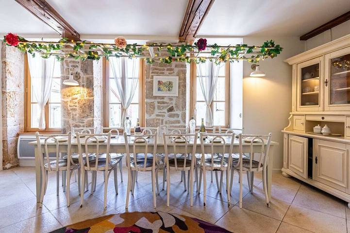 Appartement de vacances pour 8 personnes, avec balcon et jacuzzi