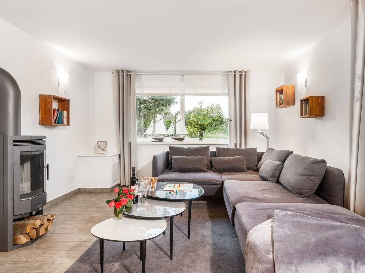 Ferienhaushälfte "Luv" - ca. 90 m² für 2-4 Personen in Boddenlage in Wieck am Darß. in Wieck am Darß, Fischland - Darß - Zingst