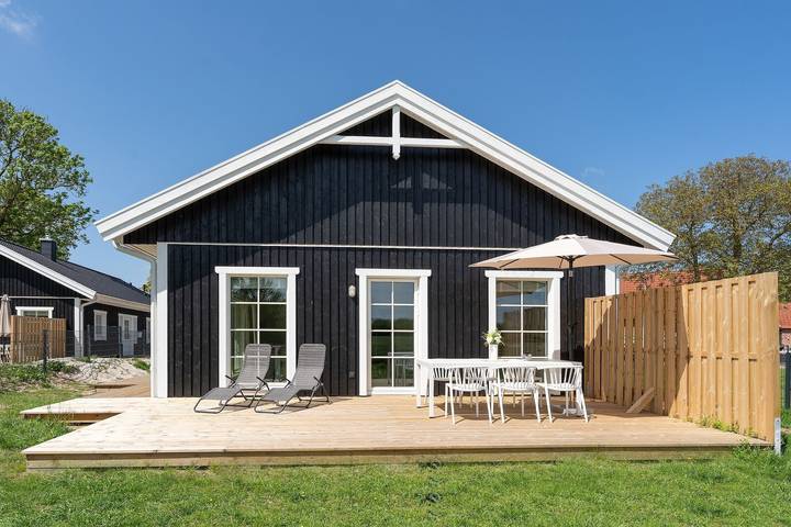 Ferienhaus für 6 Personen, mit Terrasse und Sauna sowie Garten, mit Haustier in Blekendorf