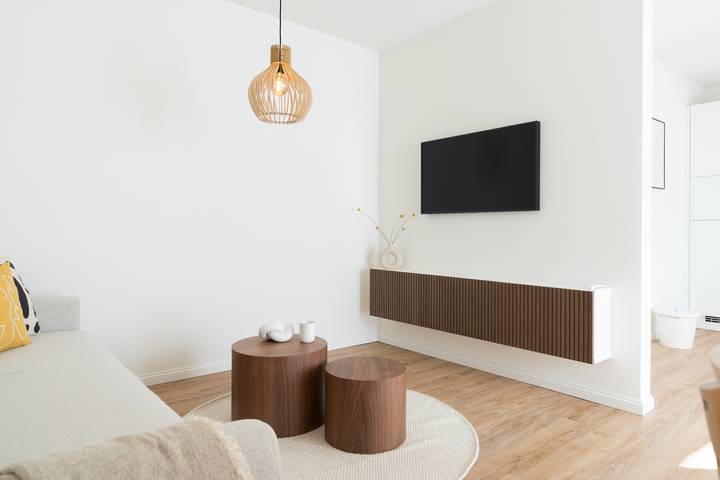 Ganze Ferienwohnung, Küstenbutze im modernen Scandi-Style mit Garten und Terrasse in Mildstedt, Nordfriesland