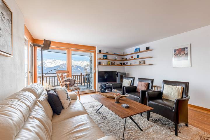 Gîte pour 4 personnes, avec Balcon ainsi que Jacuzzi et Sauna à Veysonnaz - 4