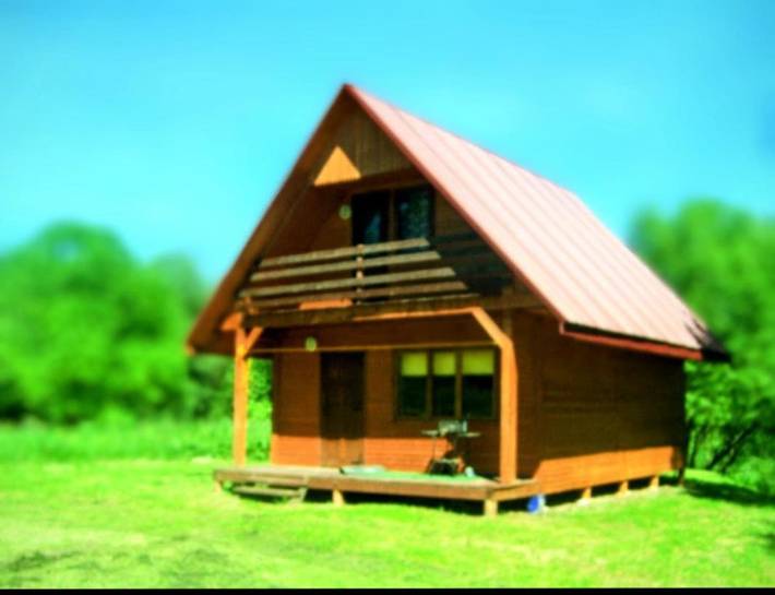 Dom dla 5 osób, z widok i balkon w Myczkowce