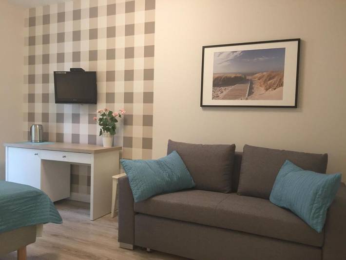 Ferienwohnung für 3 Personen, mit Garten und Ausblick sowie Seeblick