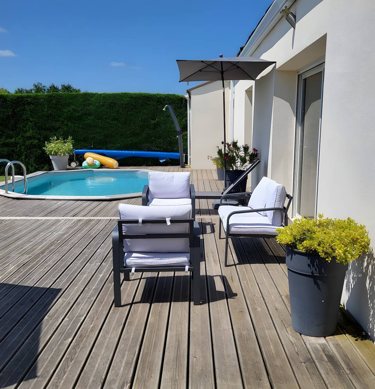 Maison de campagne avec piscine privée, spa, Wi-Fi et climatisation à La Salvetat-Belmontet in La Salvetat-Belmontet, Tarn-et-Garonne