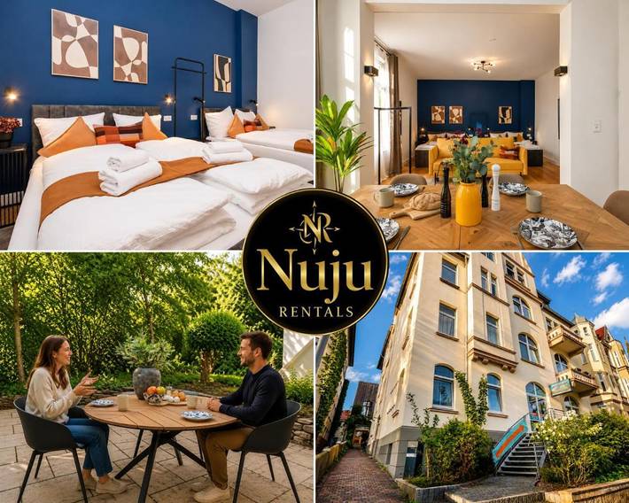 Gîte pour 5 personnes, avec Balcon et Terrasse à Bielefeld