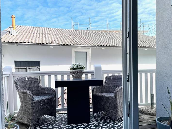 Ferienwohnung für 2 Personen, mit Balkon am Hafen Büsum