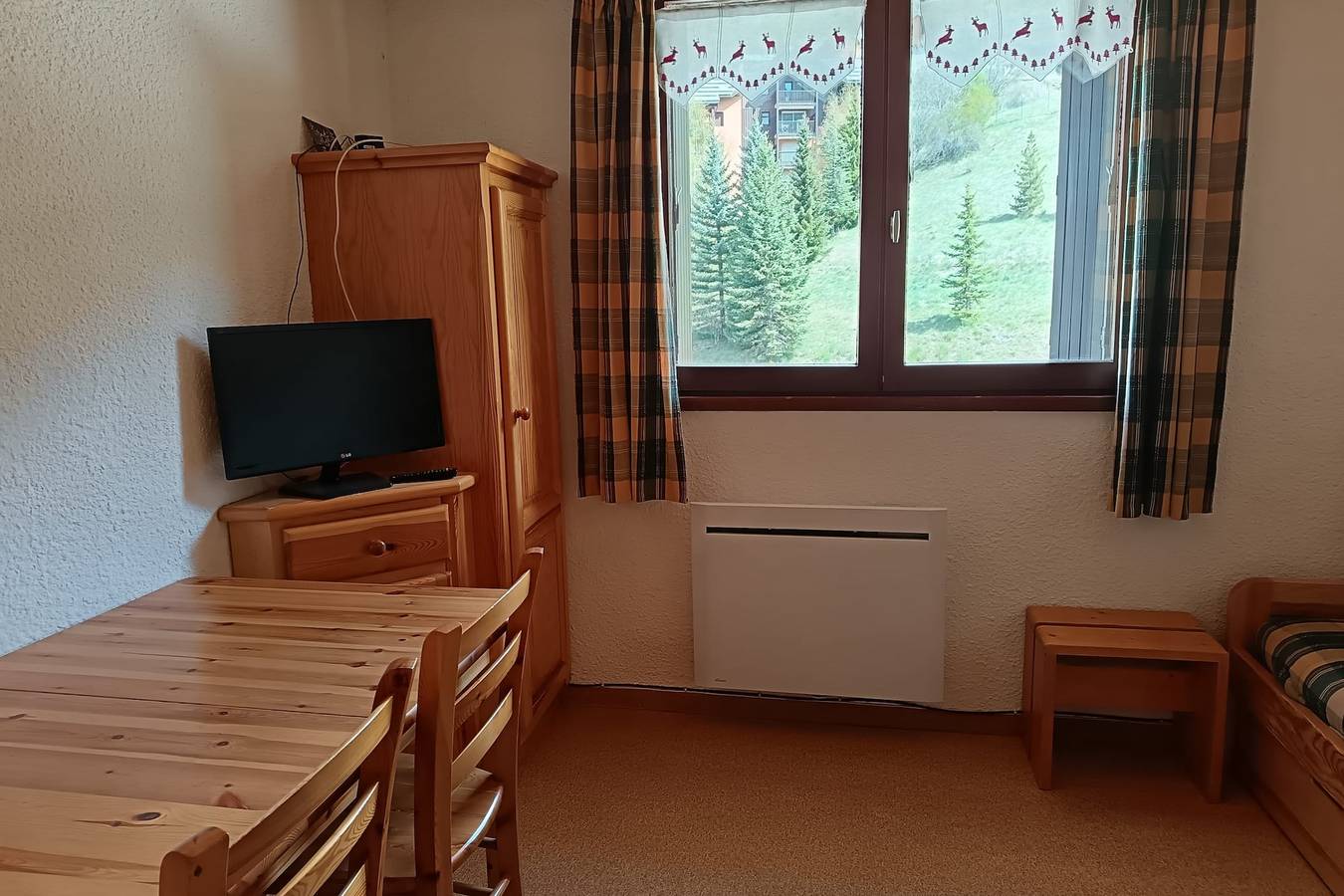 Ganzes Studio, Studio Granon view, near slopes in Saint-Chaffrey, Serre Chevalier