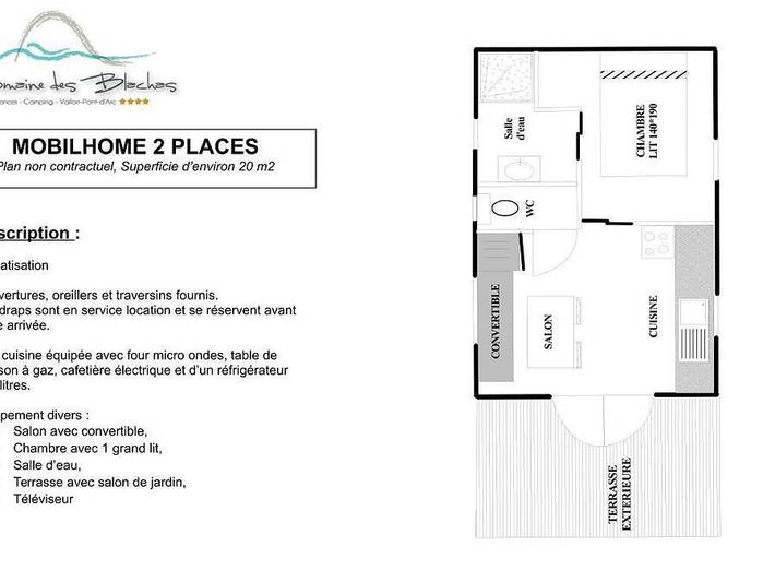 Camping pour 2 personnes, avec jacuzzi et bassin pour enfant dans Gorges de l’Ardèche - 4