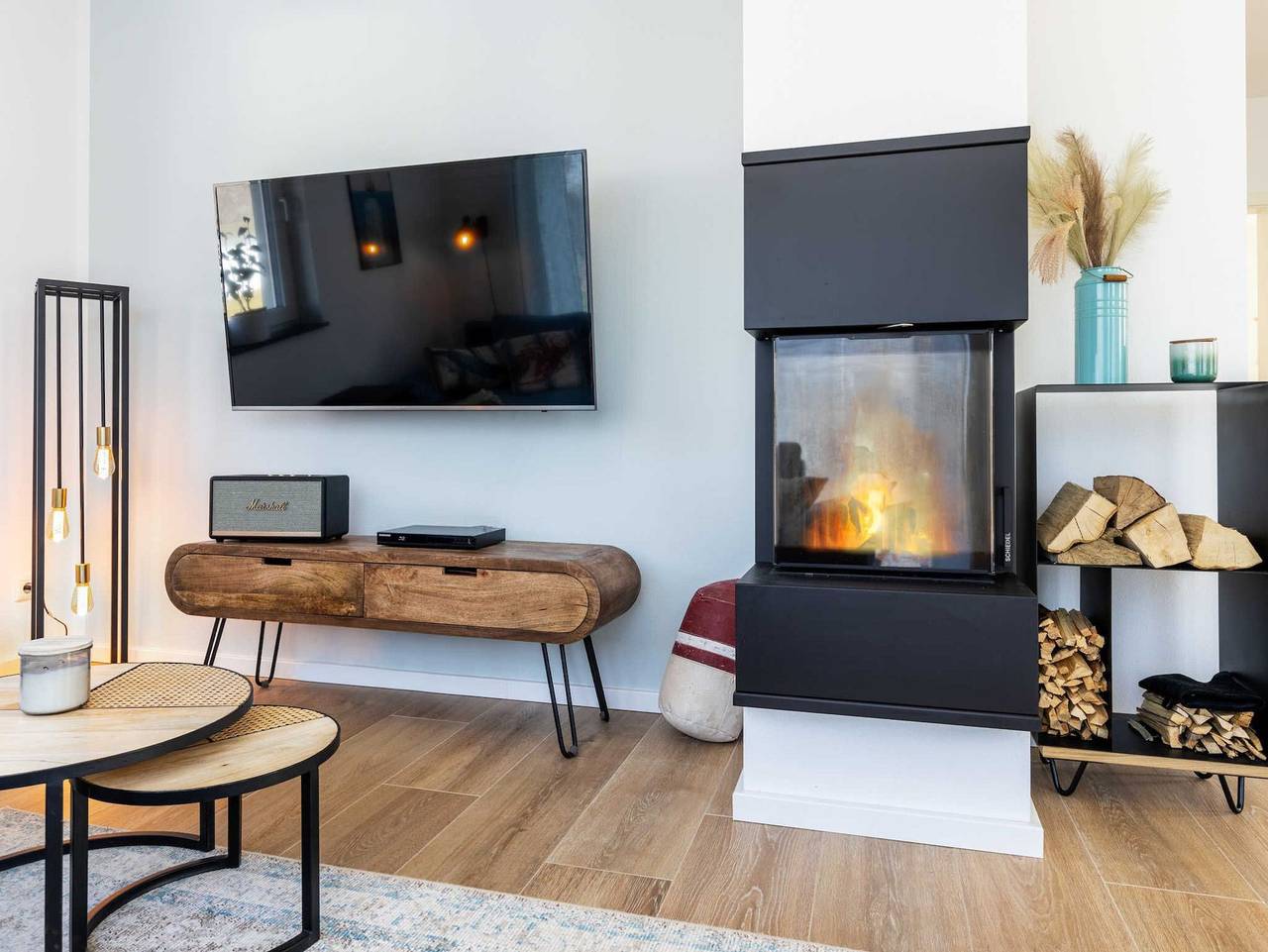 Haus Hygge mit Kamin, Sauna, Whirlpool, Garten Ofc 19 - Haus Hygge in Pepelow, Salzhaff