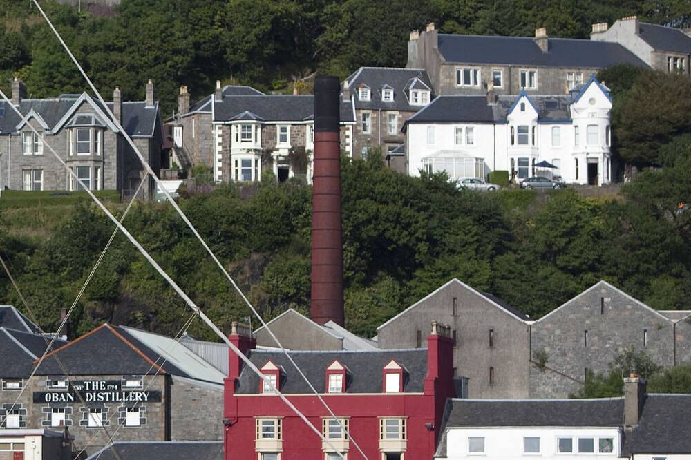 Apartment im Stadtzentrum mit privatem Garten in Oban, Loch Linnhe