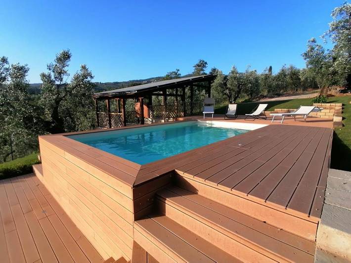 Villa pour 6 personnes, avec piscine ainsi que jardin et vue à Vinci - 4