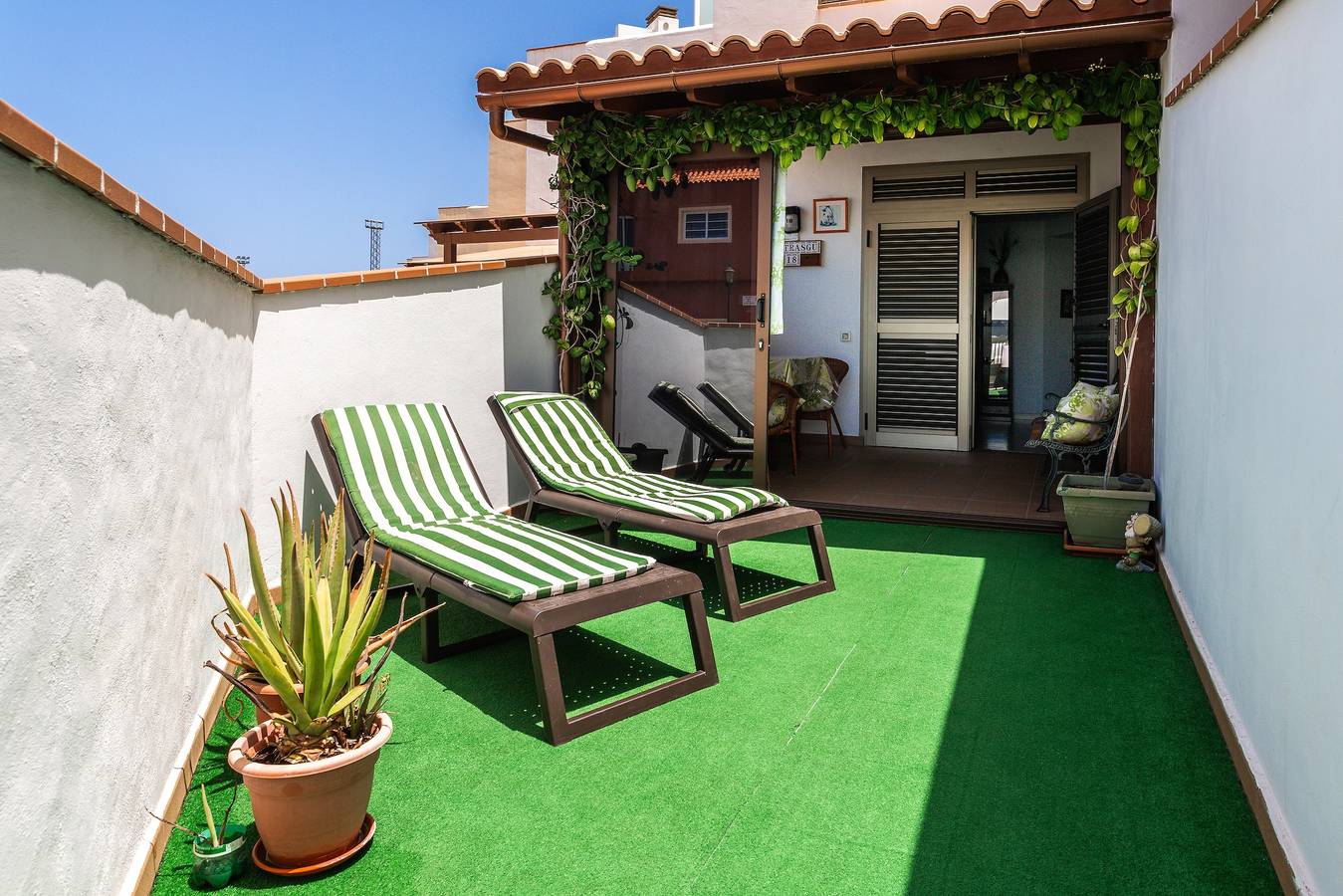 Appartement entier, Appartement confortable "El Carmen" près de la plage avec Wi-Fi et terrasse in Piedra Playa, La Oliva
