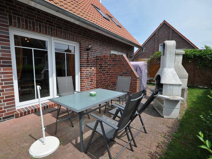 Ferienhaus für 5 Personen, mit Terrasse und Garten, mit Haustier in Carolinensiel