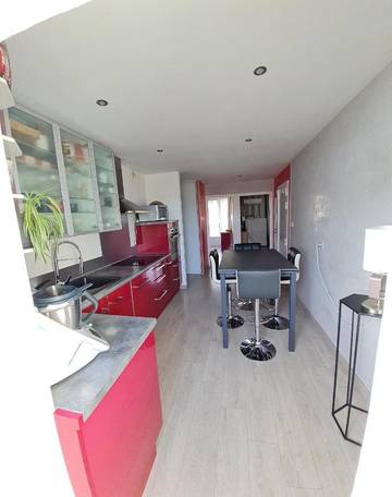 Gîte pour 6 personnes, avec balcon et vue à Le Pont-de-Claix