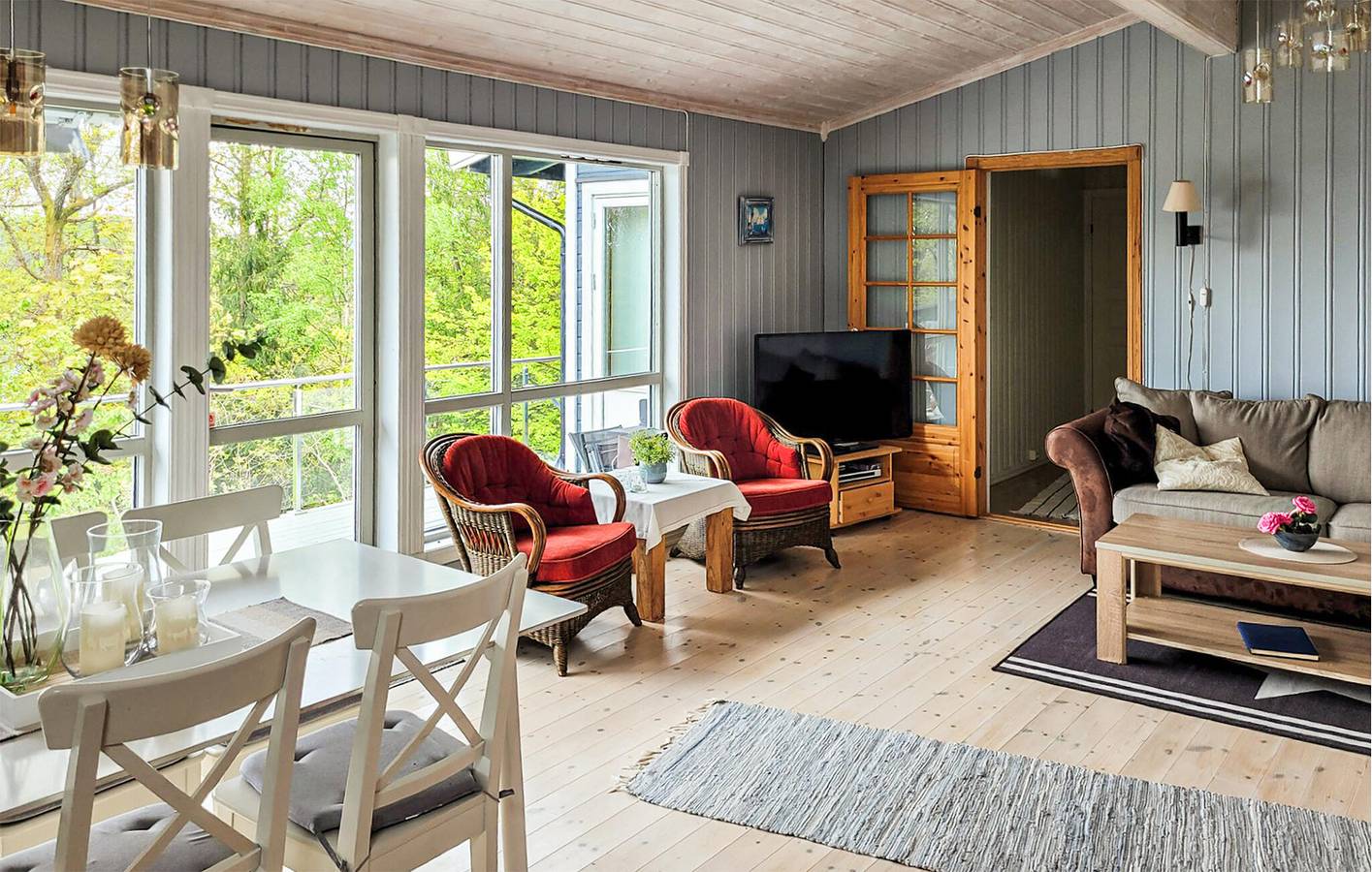 Ferienhaus für 6 Personen mit Ausblick in Bamble