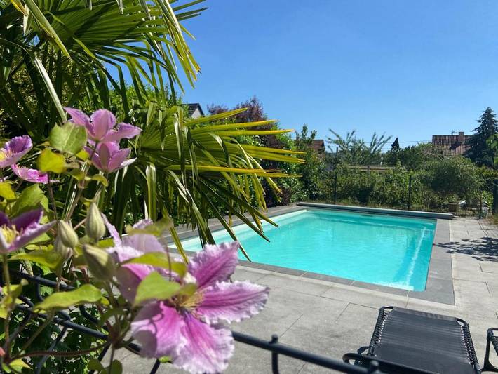 Maison de vacances pour 8 personnes, avec Terrasse et Jardin ainsi que Piscine et Vue à Haguenau