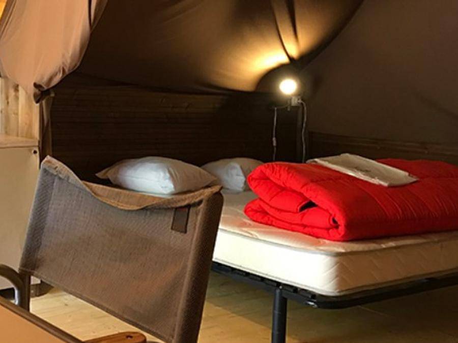 Camping Le Nid du Parc - Wohnzelt auz holz 2 personen - Pmr (ohne Sanitäranlagen) in Parc des Oiseaux (Villars-les-Dombes), Villars-les-Dombes