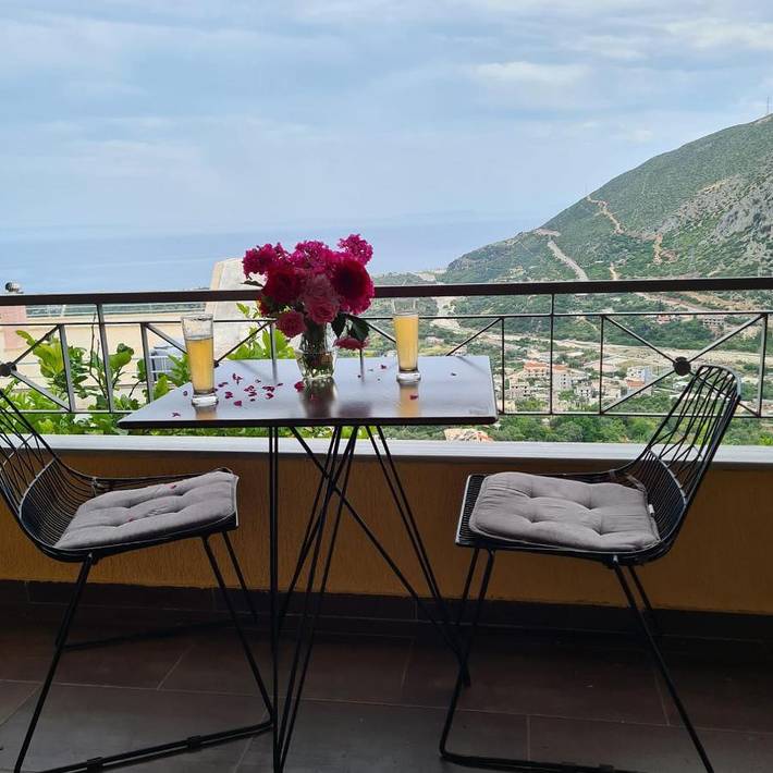 Appartement de vacances pour 9 personnes, avec jardin et vue