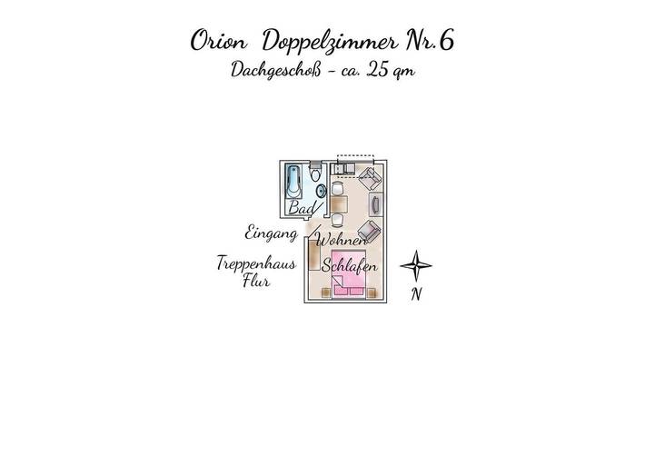 Ferienwohnung für 2 Personen, mit Sauna auf Spiekeroog - 2