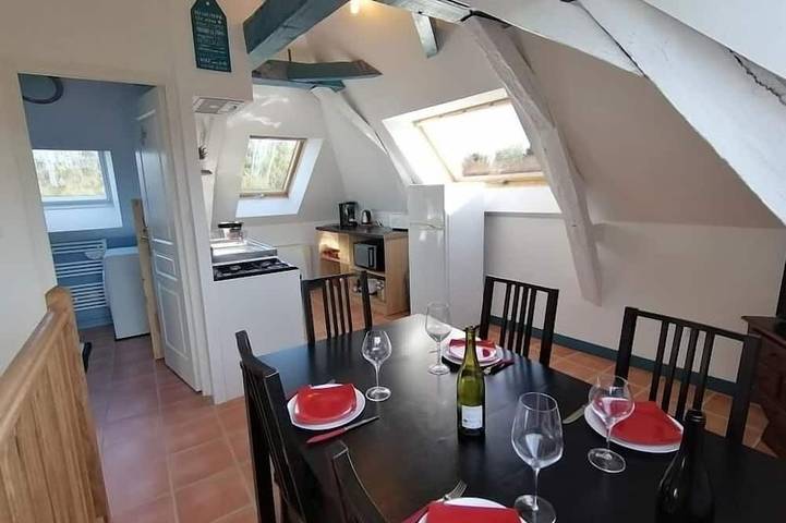 Appartement de vacances pour 4 personnes, avec jardin
