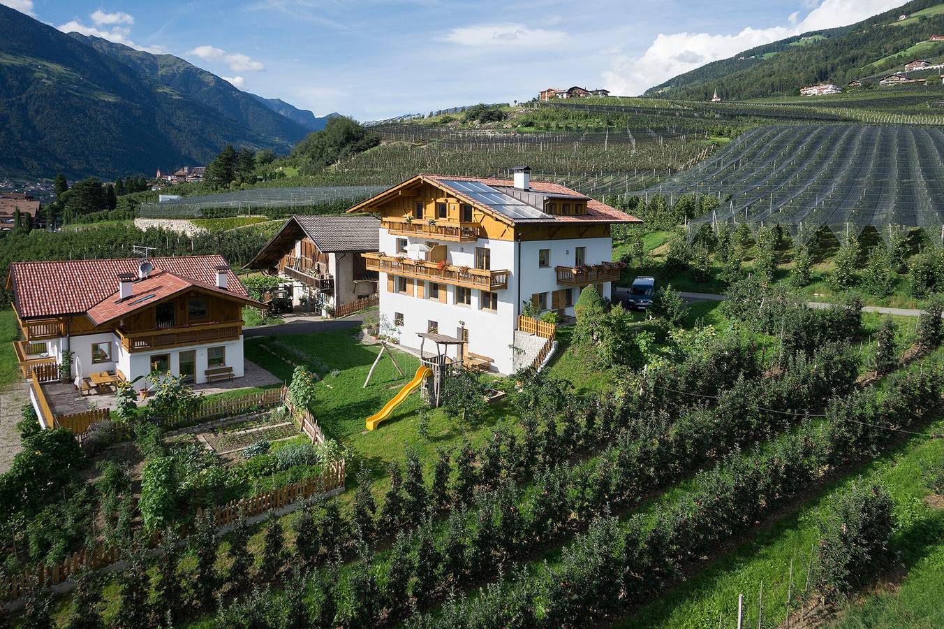 Ganze Wohnung, Ferienwohnung 'Gassbauerhof Ferienwohnung Ass' mit Balkon, Bergblick & Wlan in Schenna, Sarntaler Alpen