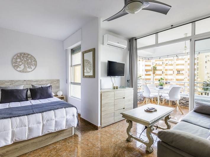 Studio für 2 Personen, mit Terrasse und Pool in Algarrobo - 3