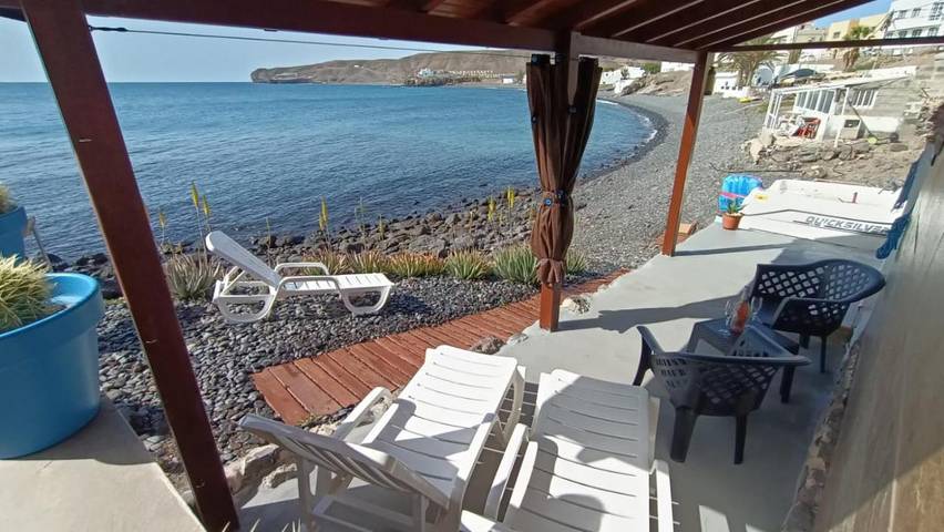 Ferienhaus für 4 Personen, mit Terrasse und Garten sowie Ausblick