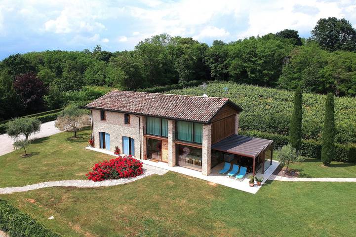 Chalet para 20 personas con sauna in Volpago del Montello, Provincia de Treviso