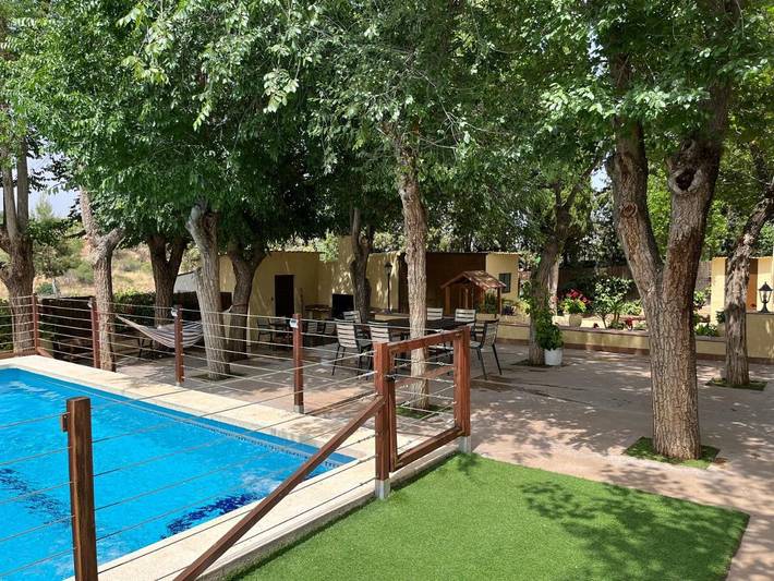 Casa de vacaciones para 7 personas, con Balcón y Terraza además de Jardín y Piscina en Provincia de Ciudad Real - 4