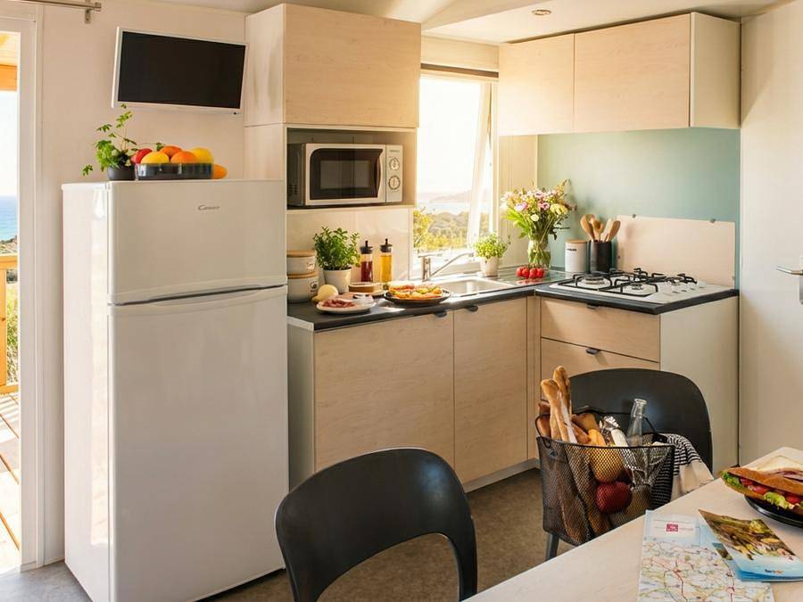 Camping les Rives du Lac Cantalès - Mobilheim 6 personen - Titania (3 Schlafzimmer) in Saint-Gérons, Aurillac und Umgebung