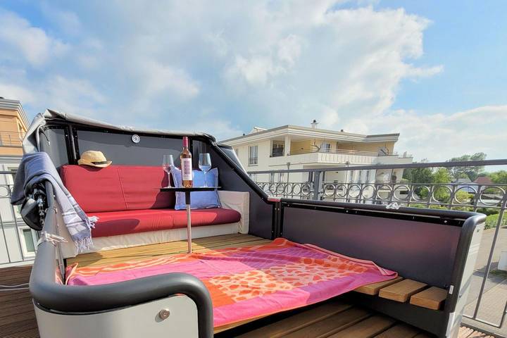 Ferienwohnung für 4 Personen, mit Balkon und Balkon/Terrasse sowie Terrasse in Börgerende-Rethwisch - 2