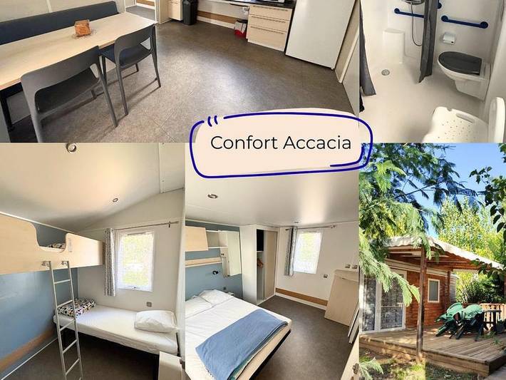 Mobil home pour 4 personnes, avec bassin pour enfant à Reynès - 3