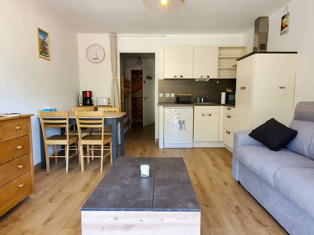 Entire holiday apartment, Beauregard 3 Cda  : Studio Centre Village avec Grande Terrasse et Vue in Le Grand-Bornand, Annecy region
