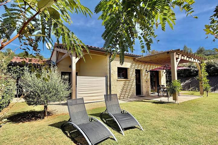 Maison de vacances pour 5 personnes, avec Jacuzzi ainsi que Terrasse et Jardin