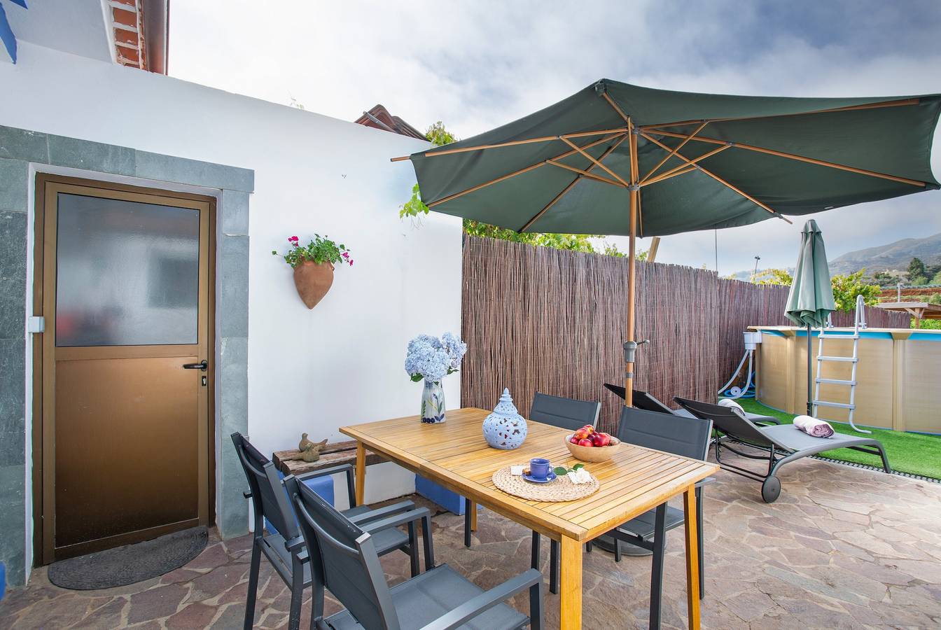 Ferienhaus "La Lavanda" mit Privatterrasse, Pool, Klimaanlage und Wlan in Vega de San Mateo, Gran Canaria Nord