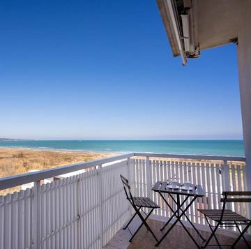Gîte pour 3 personnes, avec vue et terrasse à San Salvo Marina