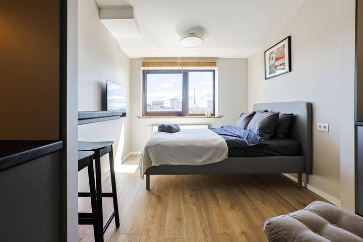 Gîte pour 2 personnes, avec vue, animaux acceptés à Riga