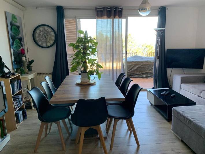 Gîte pour 8 personnes, avec Balcon ainsi que Terrasse et Vue dans Plage De Grigione San Martino Di Lota