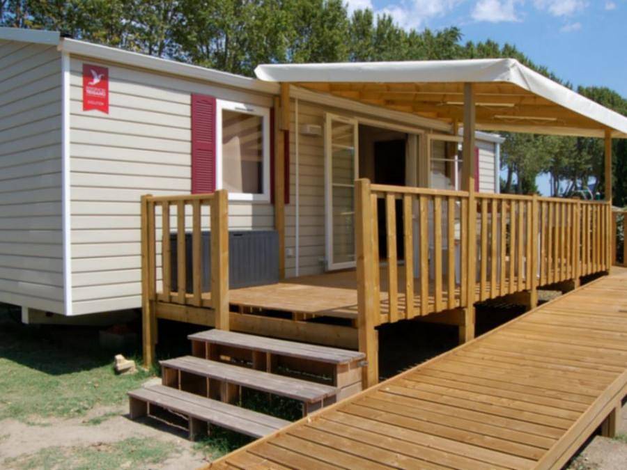 Camping Intercommunal de la Durance - Mobilheim 4 personen - Optimeo Pmr klimatisiert in Cavaillon, Regionaler Naturpark Luberon