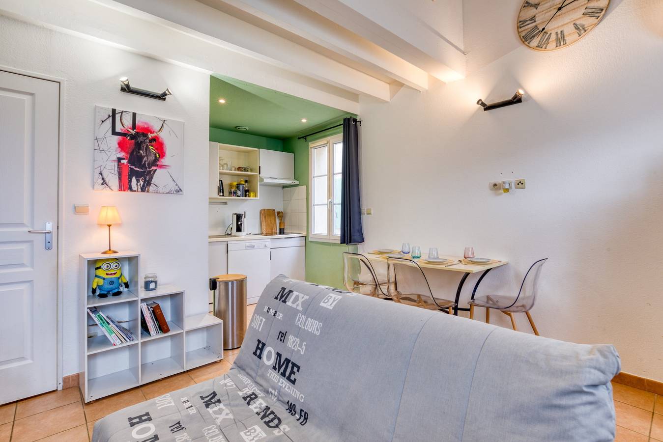 Casa de vacaciones «Un Pequeño Rincón de Paraíso 35 m²» con piscina compartida, Wi-Fi y aire acondicionado in Gallargues-le-Montueux, Costa mediterránea (Francia)