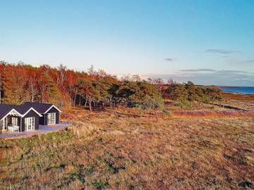Ferienhaus mit Meerblick für 6 Personen, mit Balkon/Terrasse und Terrasse, kinderfreundlich auf Læsø
