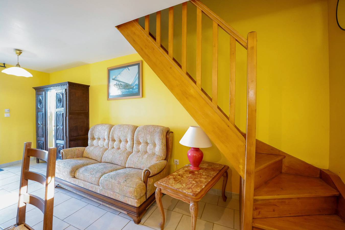 Cottage 'Gite Penn Ar Bed' with Private Terrace, Shared Garden and Wi-Fi in Cast, Châteaulin Området